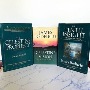 James Redfield Hardcover Books Bundle of 3 Celestine Prophecy Vision Insight